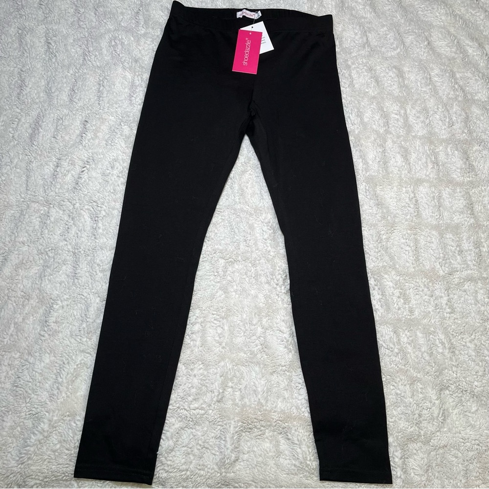 NWT Shoedazzle Basic Everyday Casual Black Leggings